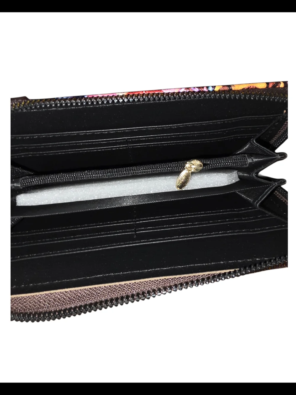 Brand New - Mosaic Multicolor Zip-Around Wallet